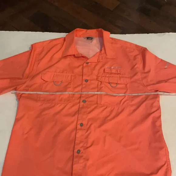 Field & Stream short sleeved button down fishing shirt Light orange Men’s L - Picture 3 of 12